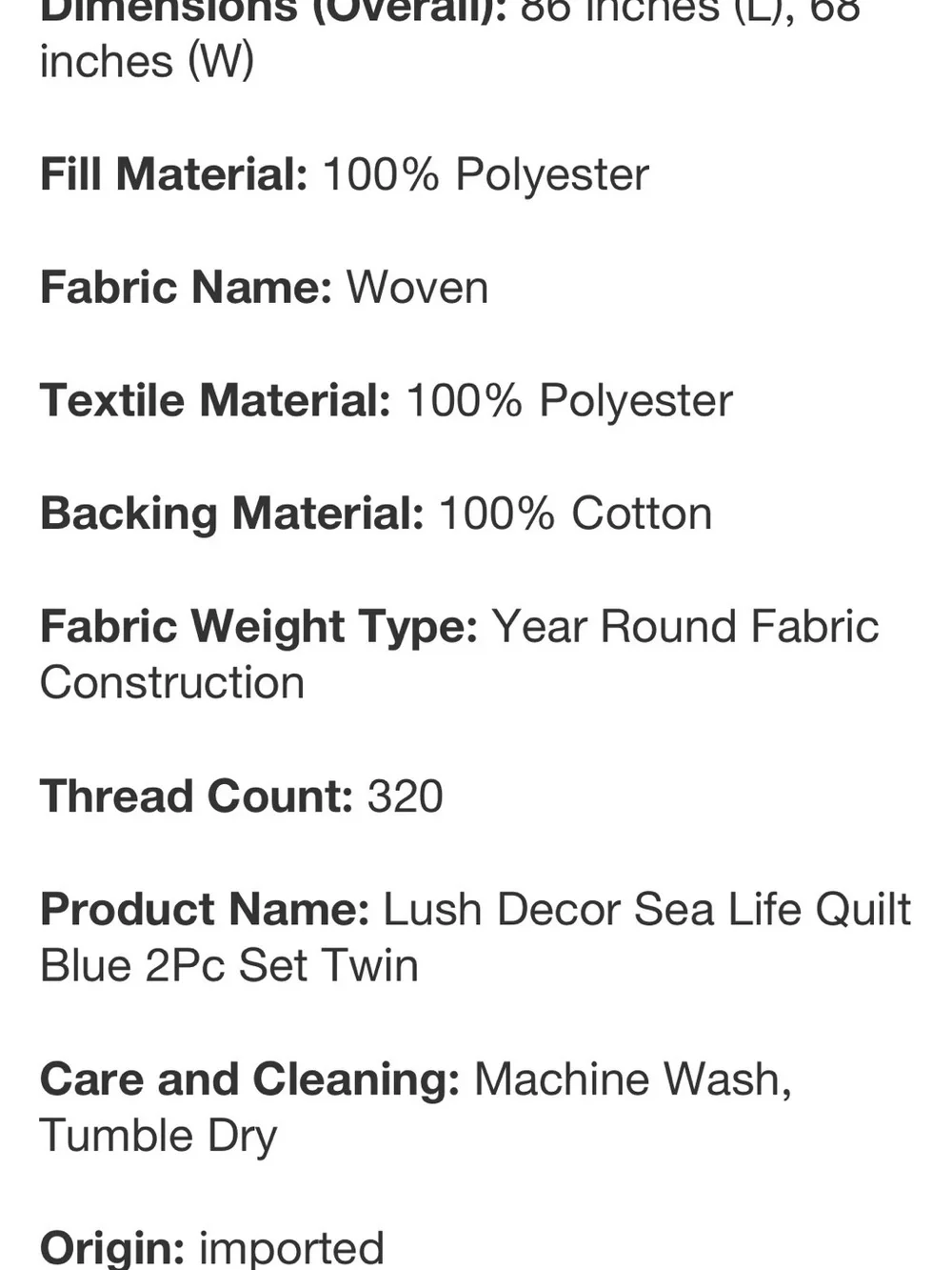 Sea Life Quilted Bedspread in Aqua Blue